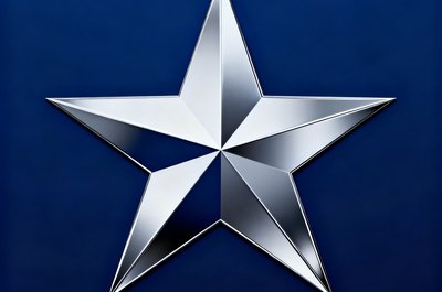欧洲冠军联赛标志性星形图案，深蓝与银色搭配，代表欧洲俱乐部最高荣誉